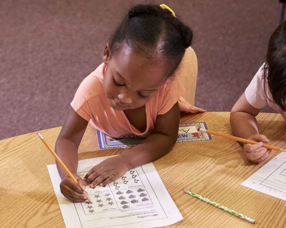 Children learning in classroom
